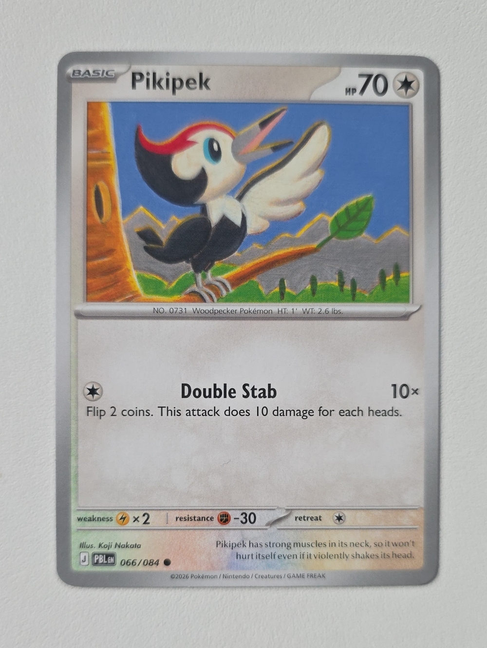 Pokemon Pikipek Card